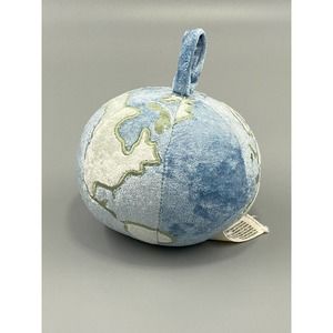 My Natural 5” Bamboo World Globe Round Plush - Stuffed Circle World Map 2010